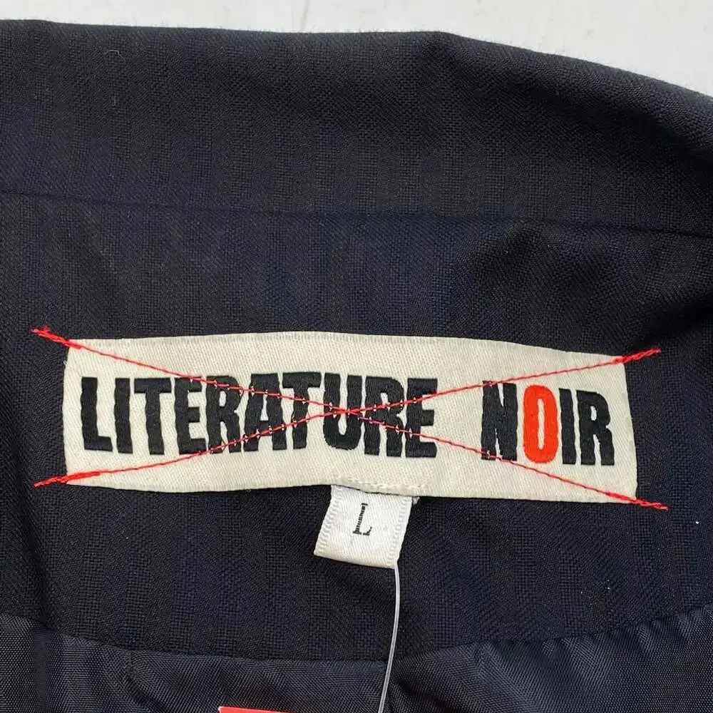 Literature Nior Striped Blazer | Black Nylon-Polyester, Regular L